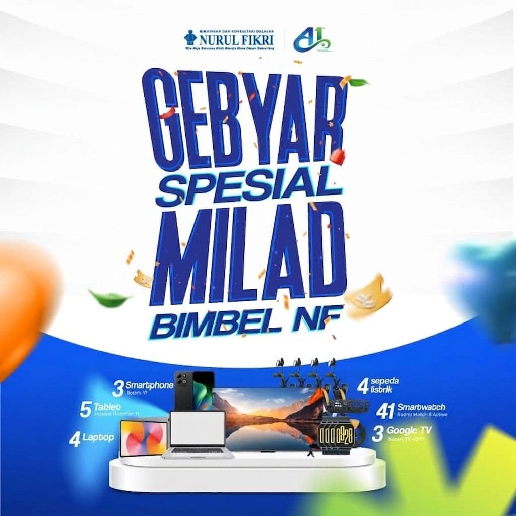 Gebyar Spesial Milad Bimbel NF Ke-41 Tahun